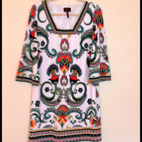 Laundry Dresses & Skirts - Awesome Indian print Dress. Size 10.