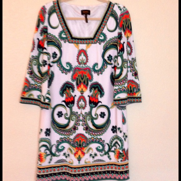 Laundry Dresses & Skirts - Awesome Indian print Dress. Size 10.