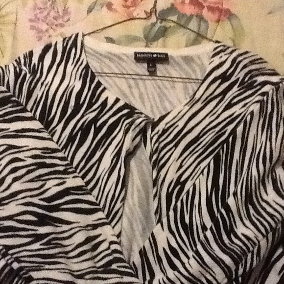 (Reduced)Zebra print cardigan - Picture 1 of 3