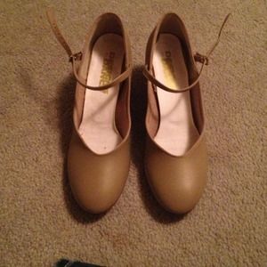 Broken in dance shoes