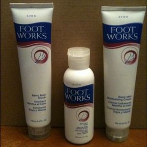 PRICE FIRM Foot Works Berry Mint 3pc foot set