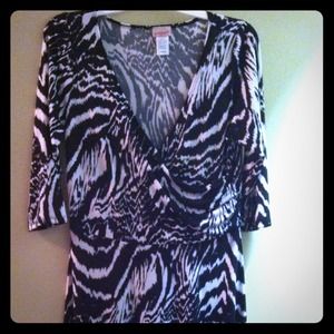 ❌RESERVED❌Animal print Sunny faux wrap dress