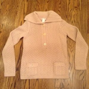 💋REBECCA TAYLOR baby alpaca pink sweater size S