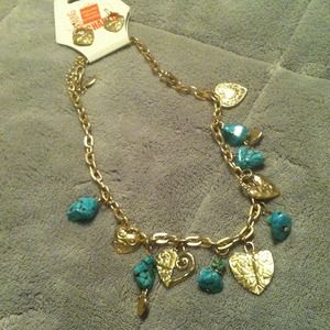 Charming earrings and necklace set. Never worn.