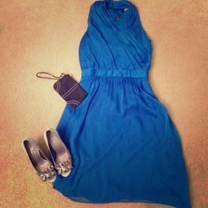 The Limited blue dress