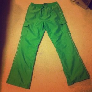 Green Ski Pants