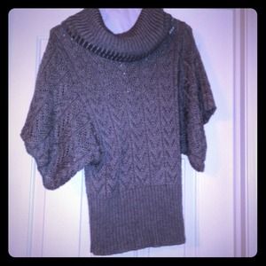 Gray turtle neck sweater