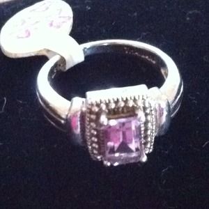 Sterling Silver Amethyst Ring