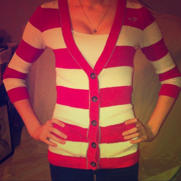 Hollister Sweaters - Hollister Striped Cardigan