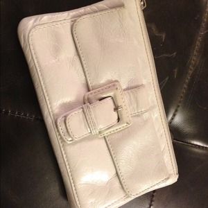 White Hobo International wristlet wallet