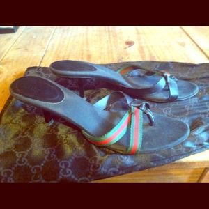 Authentic Gucci kitten heels Worn gently Size 8.5B