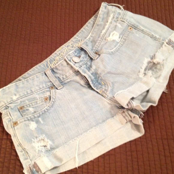 Denim shorts