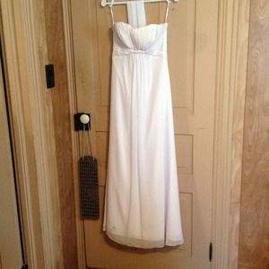 Mari Lee by Madeline Gardner White long dress