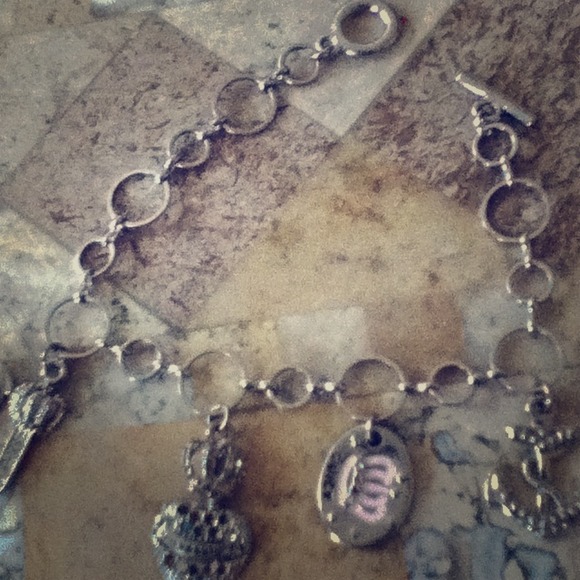 Juicy couture set  necklace and bracelet