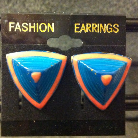 💰Fashion Design Pink / Aqua Piercing Earrings. - Picture 3 of 4