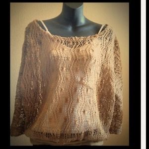 Knit top! Zig Zag print Top