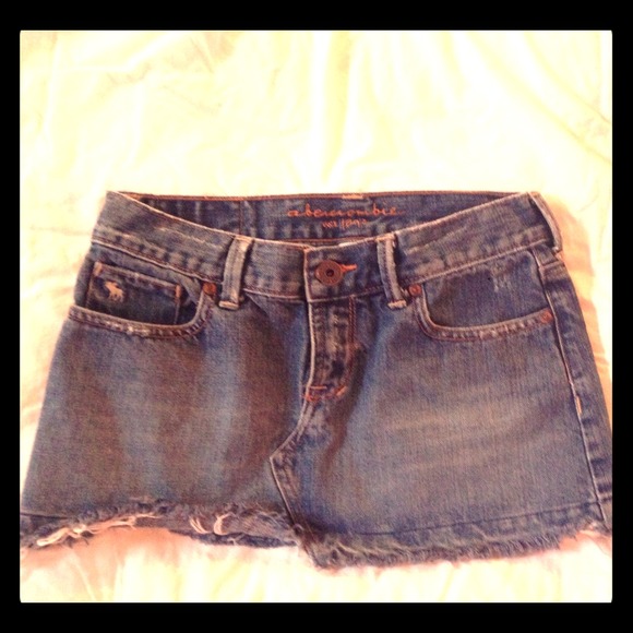 Abercrombie authentic vintage denim miniskirt