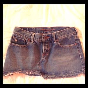 Abercrombie authentic vintage denim miniskirt