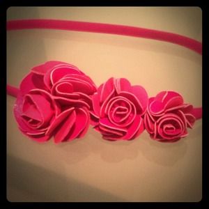 3 Pink Rose Belt