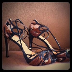 Classy ankle wrap pumps