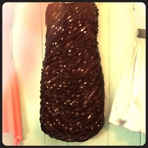 NWT *Reduced*Sara Boo black sequined dress size M