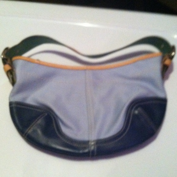 Blue coach bag