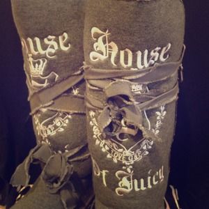 Authentic Juicy Couture Tie up boots ✞☮