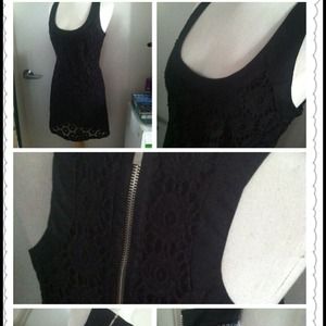 B Darlin black lining dress