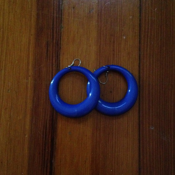 Blue earrings
