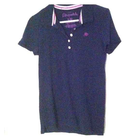 REDUCED!!Aero Navy blue Collar Shirt