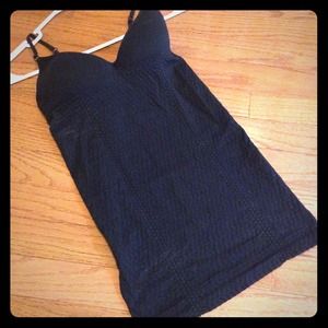 🌻SOLD🌻 Preloved black form-fitting top