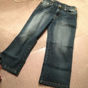 Makaveli girls blue jeans size 14.