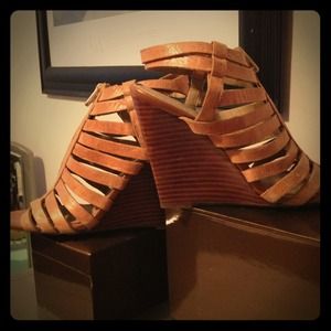 Jessica Simpson gladiator wedge sandal
