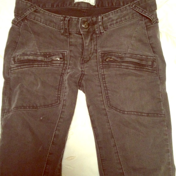 Free People grey skinnies