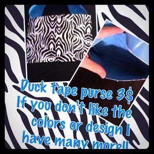 Ducktape purse