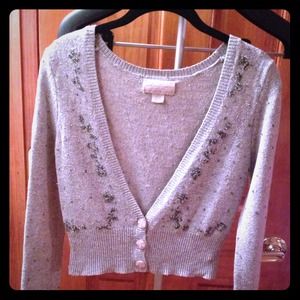 Gorgeous beaded cardigan sweater