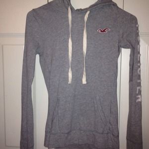 Grey Hollister sweater
