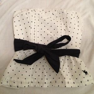 New Abercrombie & Fitch Polkadot top