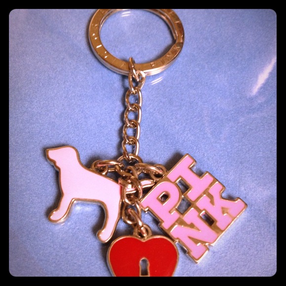 ❌Reserved til Thur❌VS Pink key chain. Never used