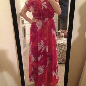 Floral maxi dress