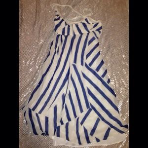 Armani Exchange Blue & White dress
