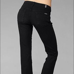 Black 7 for all Mankind Boot Leg Jeans