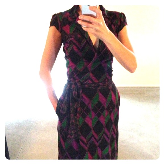 Diane von Furstenburg Dresses & Skirts - Classic DVF Wrap Dress and Marc Jacobs black dress