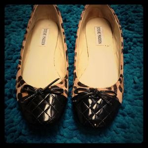 Leopard Steve Madden flats