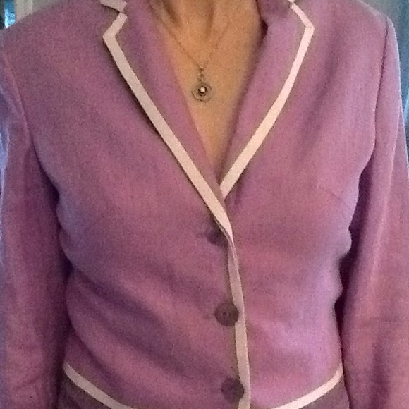 TRADE....Lilac cotton blend jacket..reduced
