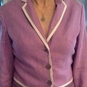TRADE....Lilac cotton blend jacket..reduced