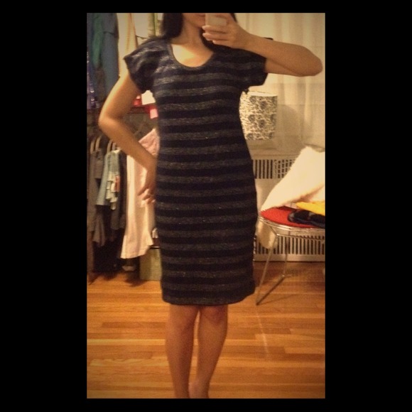 Banana Republic Striped Sweater Dress
