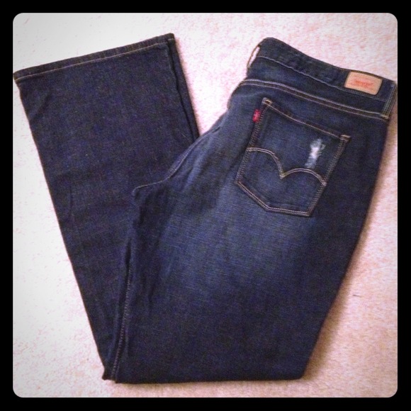 Levi's mid rise boot 553 jeans