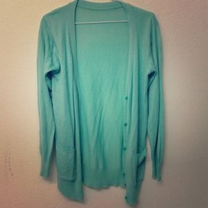 Lake Green Knit Cardigan