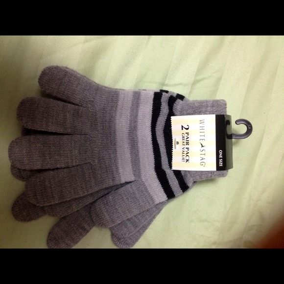 Brand new: White stag one size fits all mittens(4)